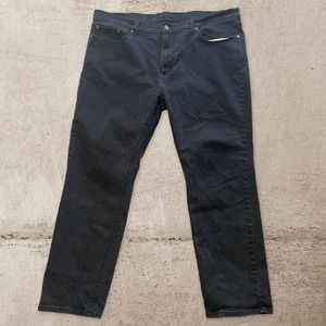 Levi's 541 Men's Athletic Fit Jeans Black Denim Tag 44X32 Actual 43X30